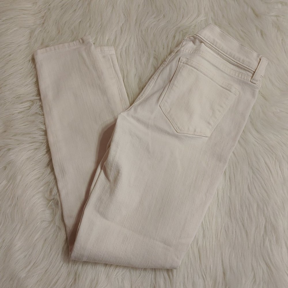 J. Crew White Stretch Jeans